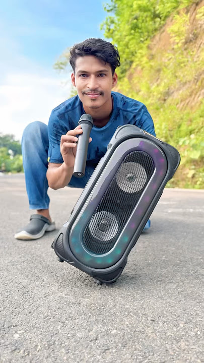 Unboxing Bluetooth Speaker & Mic 🎤 🔊