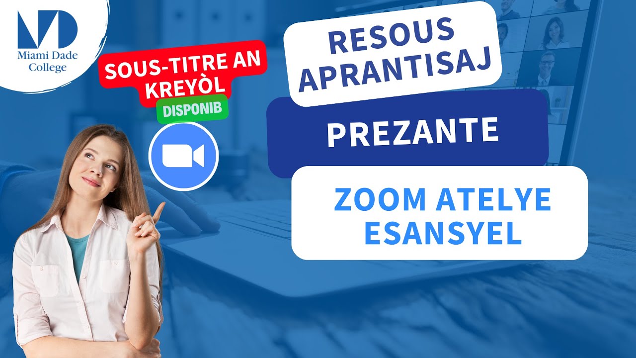 Zoom Essentials Sous-Titre an Kreyol