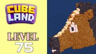 Cube Land Puzzle Level 75 Walkthrough Solution
