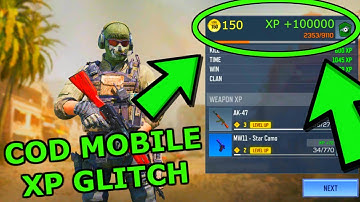 COD MOBILE XP GLITCH! How to LEVEL UP FAST in COD MOBILE! COD MOBILE GLITCHES! GLITCH COD MOBILE!