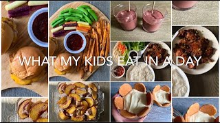 WHAT MY KIDS EAT IN A DAY  Day 7