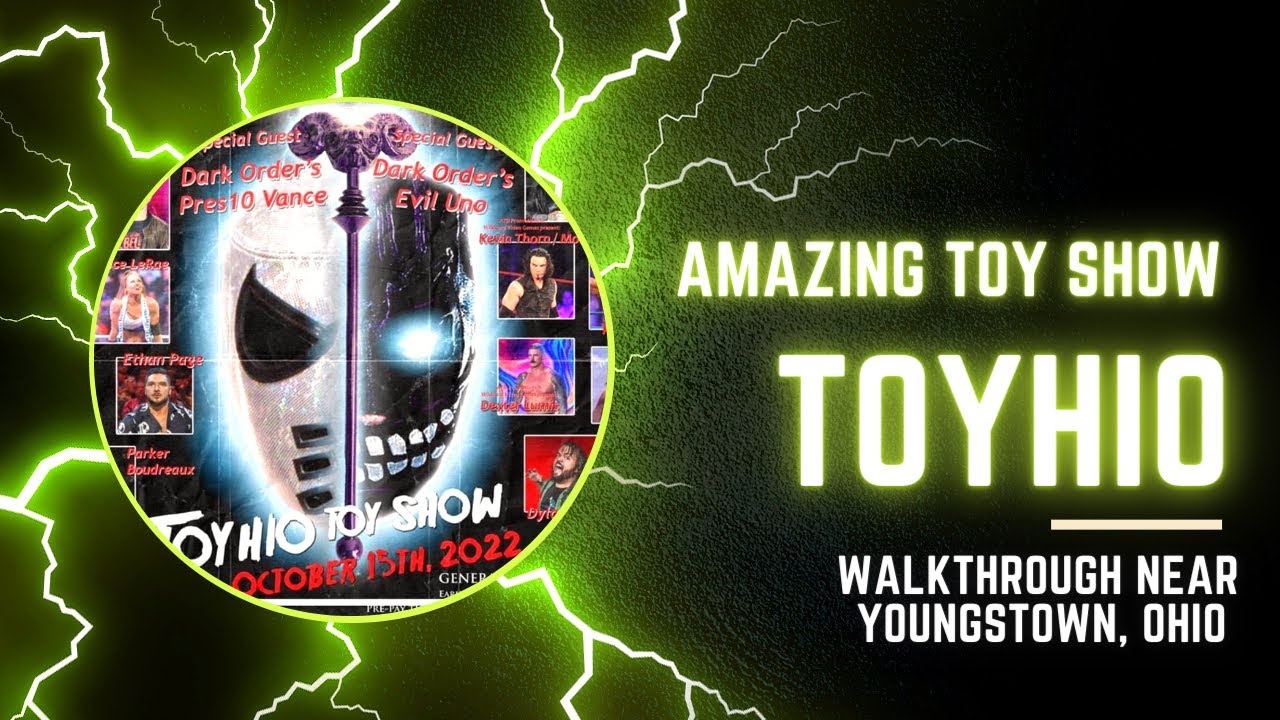 TOYHIO Best Toy Show Around Walkthrough AEW DANHAUSEN and Vintage