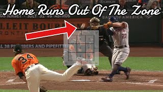 MLB | Pitches Out Of The Zone Being Crushed For Home Runs