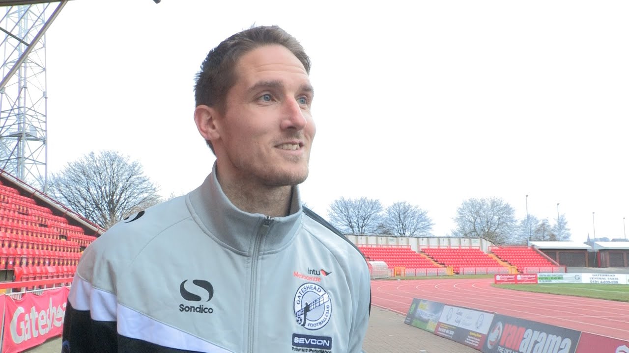 gateshead fc Gateshead FC 2-1 Macclesfield Town - Man of the Match Jon Shaw on the huge win