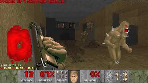 Ultimate Doom Speedrun - E4M4 UV-Max in 1:25.80