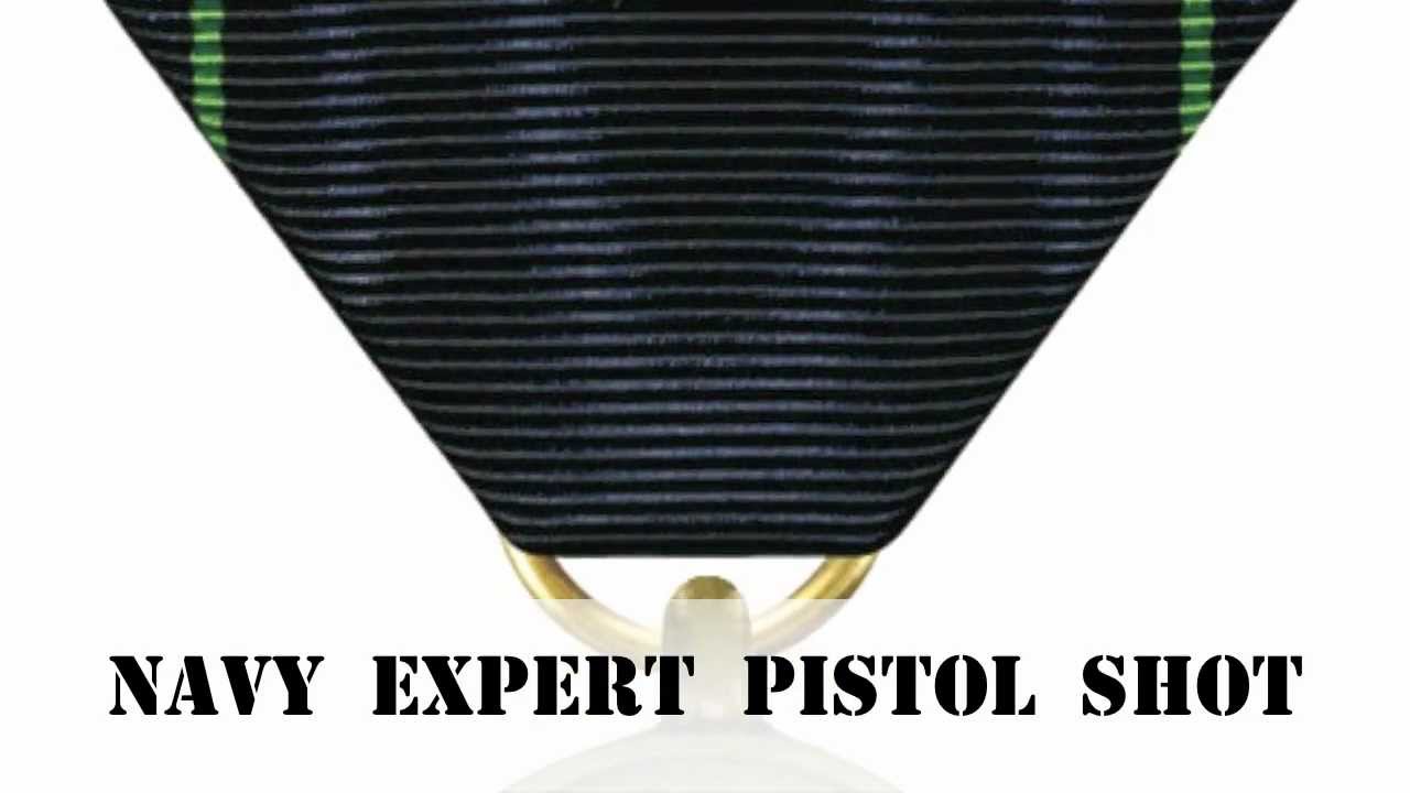 Navy Expert Pistol Medal | Medals of America - YouTube