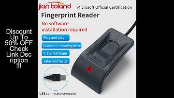 For Windows 10 11 Hello Biometric Fingerprint Login USB Reader Scanner Module Device Biometrics Secu