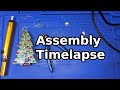 Assembling this christmas tree electronics kit timelapse