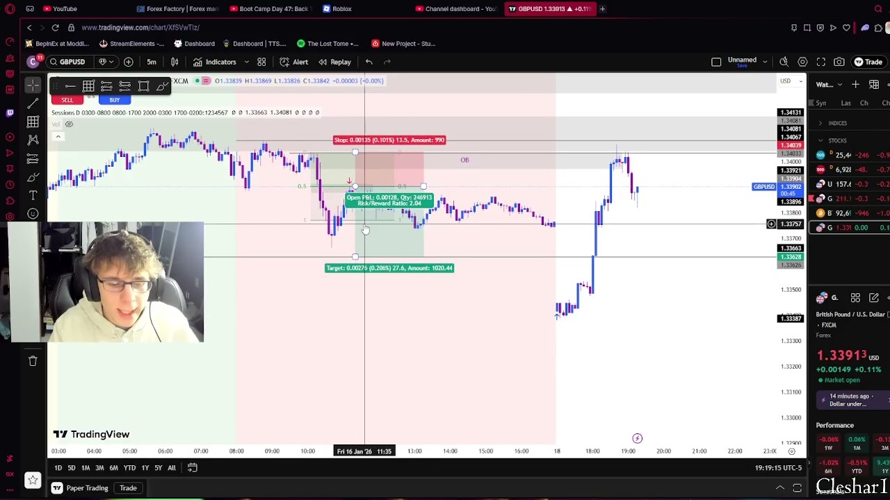 1/16 2026 Trade Recap + News analysis