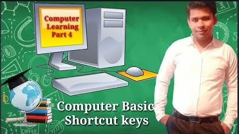 Basic Shortcut Keys of Computer//Computer Learning Part 4 by S D Education