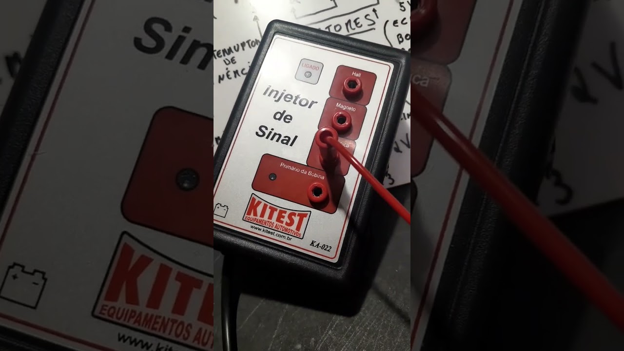 Injetor de sinal automotivo como funciona e teste.