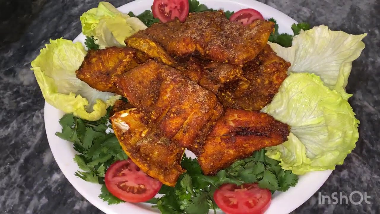 Afghan Restaurant Style Fried Fish Recipe طرز تهیه ماهی بریان 