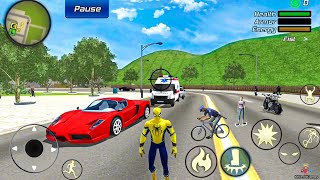 Super Spider Rope Hero Gangster Crime Vegas City - Android Gameplay screenshot 2