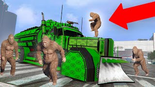 BIGFOOT GANG VS BIG BERTHA! *INSANE!* | GTA 5 THUG LIFE #330