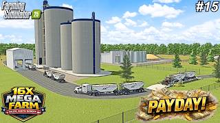 FIRST PAYDAY! SELLING EVERYTHING TO EXPAND THE 16X MEGA FARM! | Salem, SD 16X | Farming Simulator 25 screenshot 4