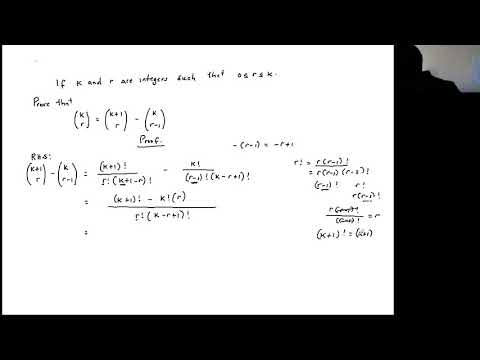 Proof of Binomial