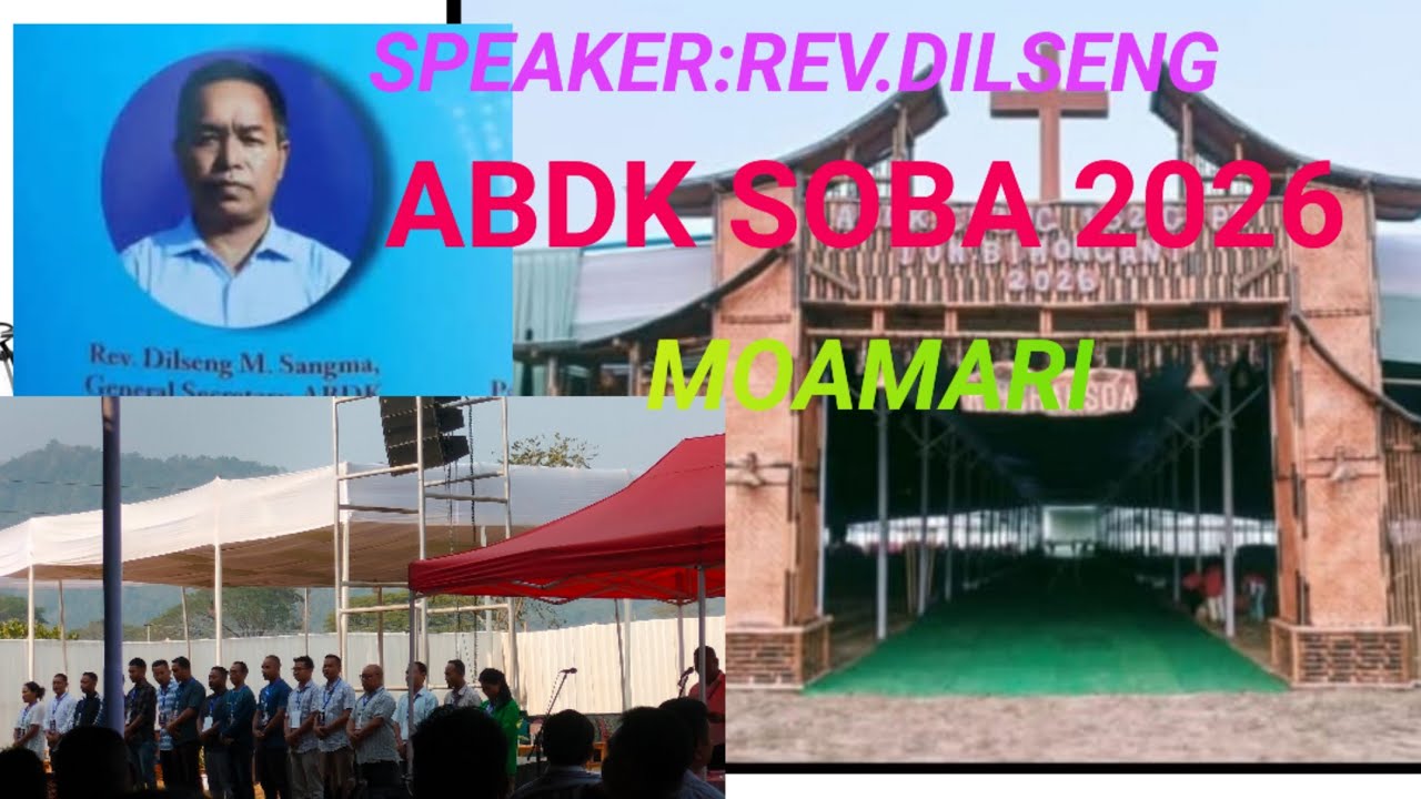 SPEAKER :REV.DILSENG  SANGMA ABDK SOBA 