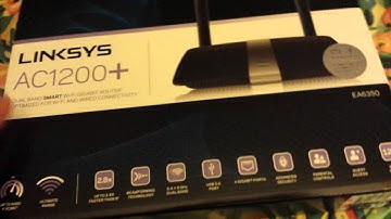 Linksys ac 1200+ unboxing
