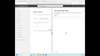 Public folders in Microsoft 365