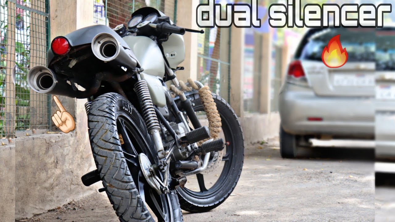 modified silencer bike
