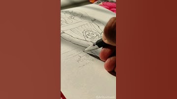Little Krishna Drawing🦚💙 | Janmashtami drawing | #shorts #janmashtami #krishna
