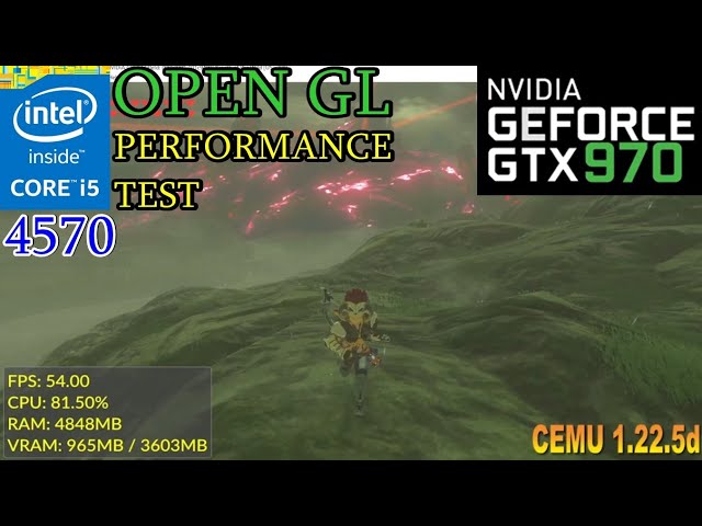 CEMU 1.22.12 - NEW MULTITHREAD ASYNC SHADER COMPILE QUICK TEST Zelda BotW -  AMD R5 3600 - GTX1060 