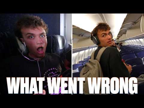 Flying Home On An Airplane With A Big Family Getting Off A Cruise Ship And Everything Goes Wrong