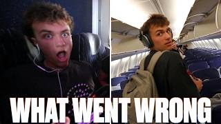 Flying Home On An Airplane With A Big Family Getting Off A Cruise Ship And Everything Goes Wrong