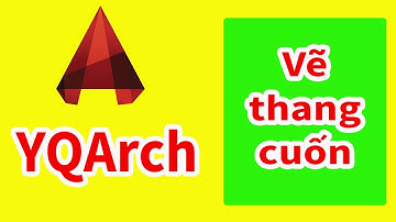 YQArch AutoCAD - Vẽ thang cuốn siêu nhanh