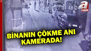 Bahçelievlerde 7 Katlı Binanın Çökme Anı Ortaya Çıktı A Haber