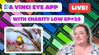 Da Vinci Eye App With Charity Low Ep:28 ( Part 3 Soft Pastel Painting of a Bird ) screenshot 5