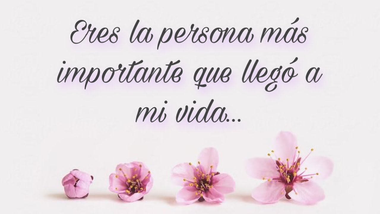 💘 ERES LA PERSONA MÁS IMPORTANTE QUE LLEGÓ A MI VIDA 💛 👫♥️ PERSONA