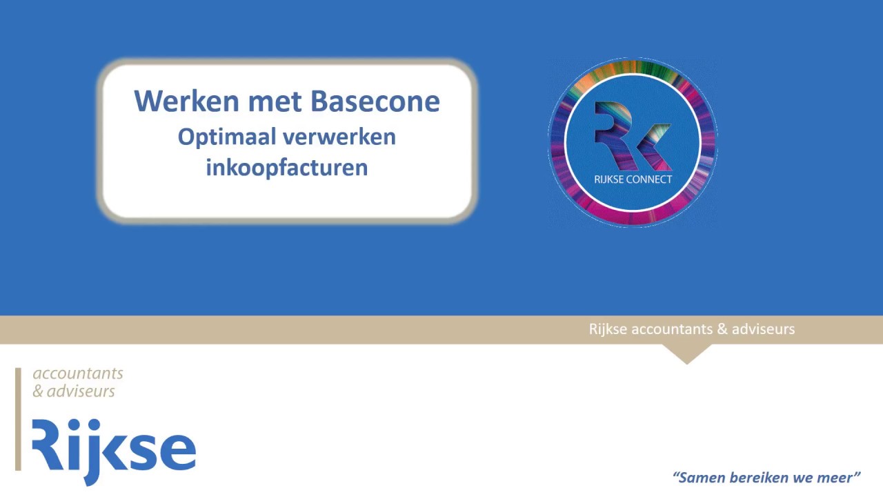 Optimale verwerking van inkoopfacturen