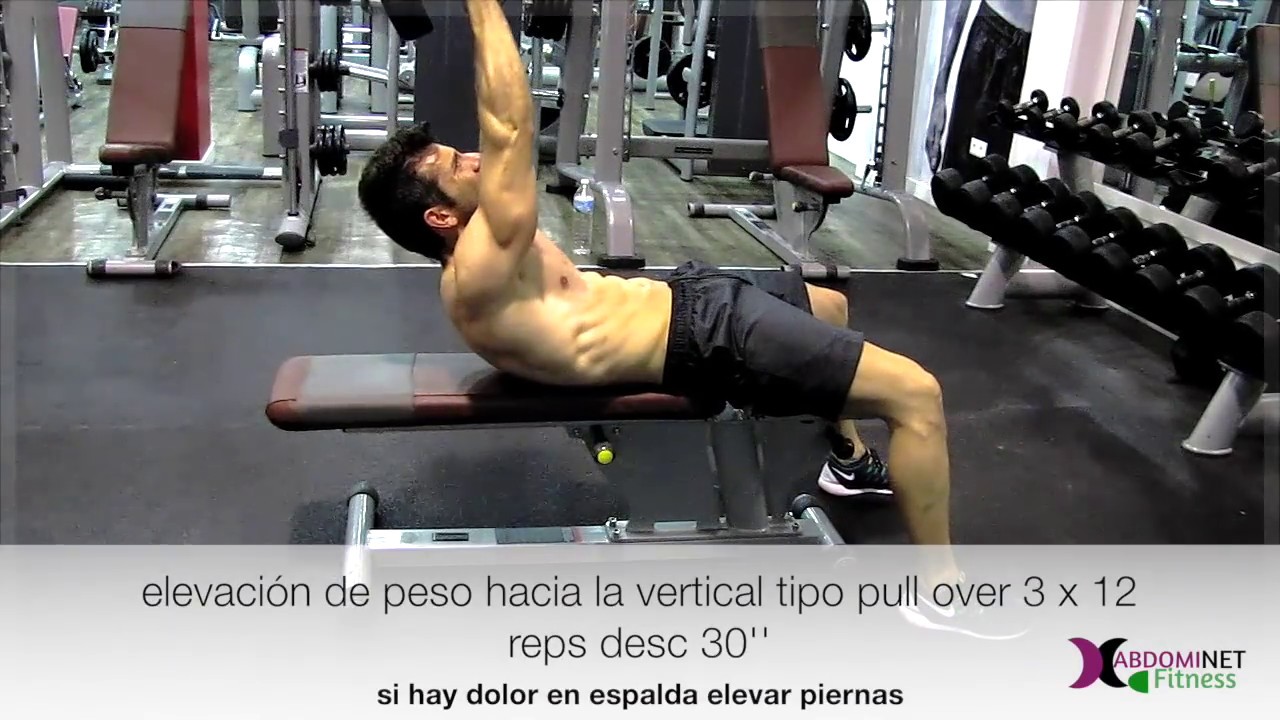 ejercicios de abdominales con mancuernas. desarrolla tu abdomen. YouTube