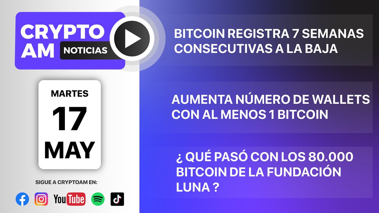 Noticias Criptomonedas Hoy 17 de Mayo - Crypto AM