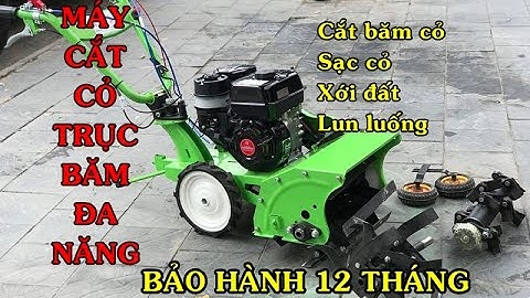 Máy cắt băm cỏ đa năng ( Sạc cỏ, cắt cỏ trục băm, xới đất, vun luống) 7HP