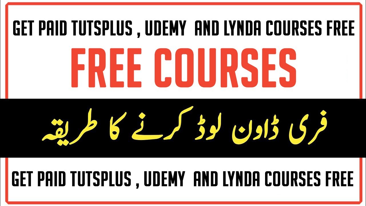 free udemy and lynda courses download