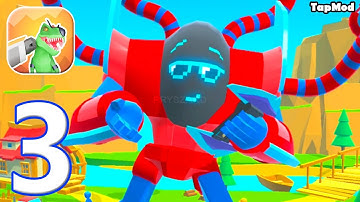 Mechangelion Robot Fighting - Gameplay Walkthrough Part 3 Robot War Army Commander Base Defense