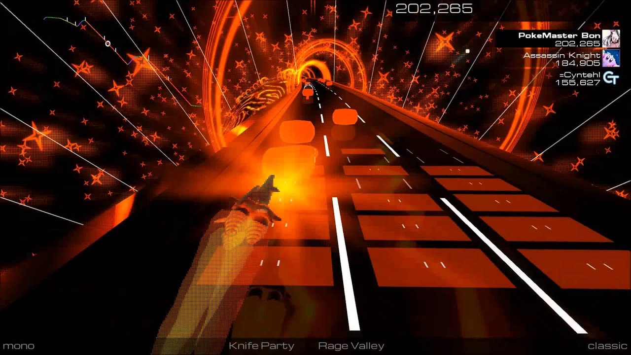 Rage Valley Knife Party Audiosurf 2 [mono] [top Score] Youtube