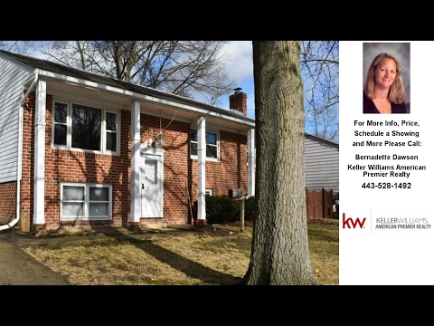 709 TOWNE CENTER DRIVE JOPPA MD Presented by Bernadette Dawson