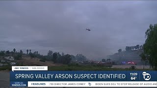 Man arrested, accused of starting Spring Valley brush fire