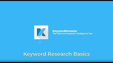 KeywordRevealer Tutorial 1 - Keyword Research Basics