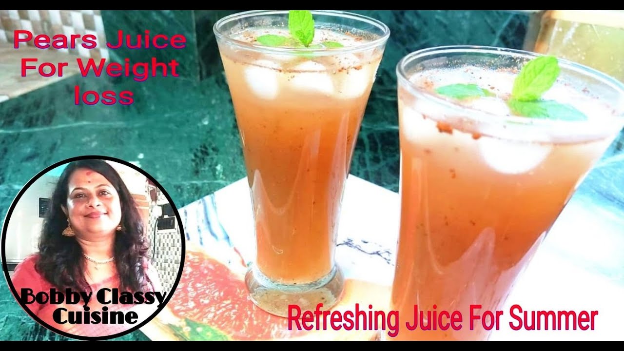 Pears Juice for Weight lossRefreshing Drink fr SummerEng Subtitle