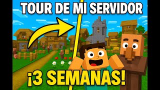 👉 “¡3 SEMANAS de PROGRESO ÉPICO en el Servidor! 🏰 Granjas, Aldeanos y mas 🔥 | Minecraft Bedrock”