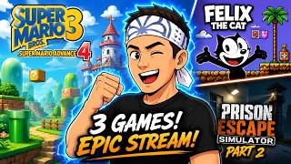 Super Mario Bros. 3 on GBA! 🍄 + Felix the Cat & Prison Escape Simulator Part 2