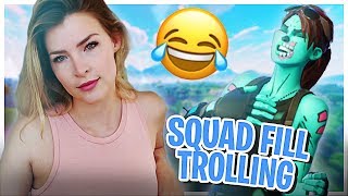 Squad Fill Trolling With Different Voices Fortnite Battle Royale Kittyplays