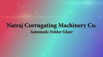 Automatic Folder Gluer