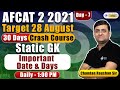 Important Date & Days Static GK || Important Questions || AFCAT 2 2021 || Raushan Sir