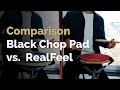 Evans realfeel pad vs rd black chop pad  practice pad comparison