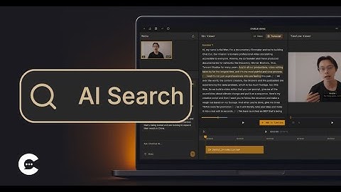 FIND ANY SOUNDBITE from your footage in natural language search - Introducing AI Search